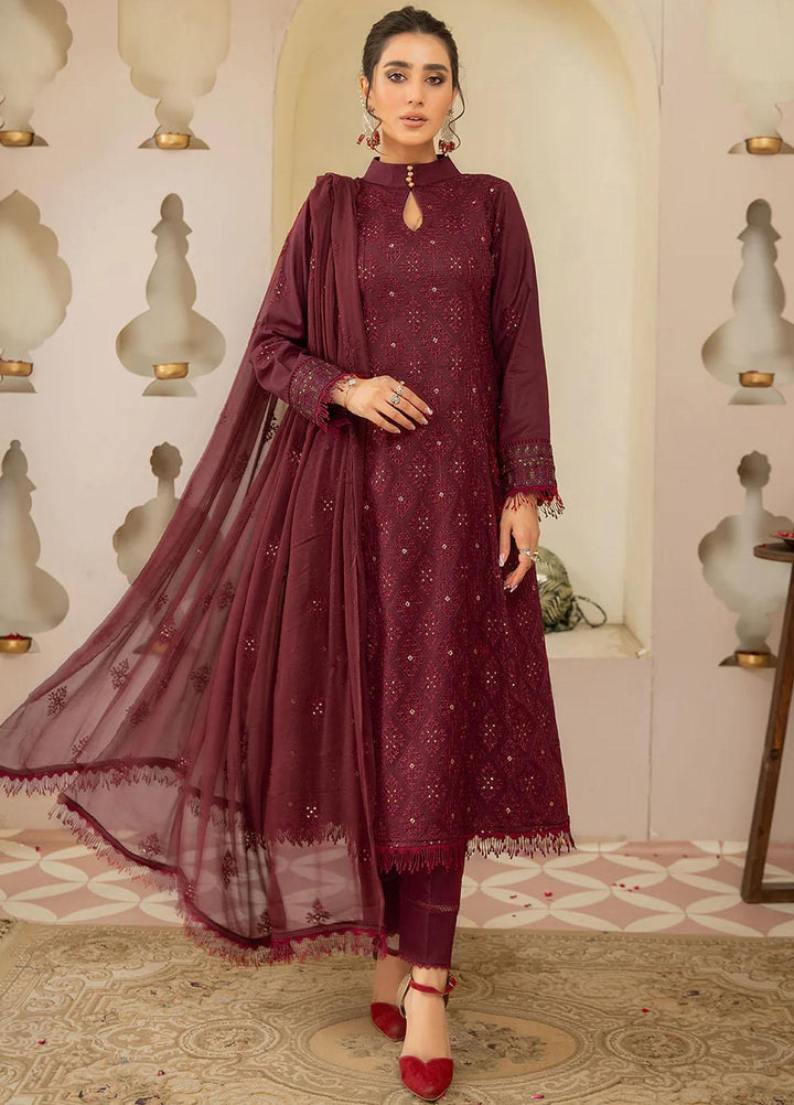 Mehr-E-Mah By Mahnur Embroidered Lawn Suits Unstitched 3 Piece MN23MM D-05 - Summer Collection