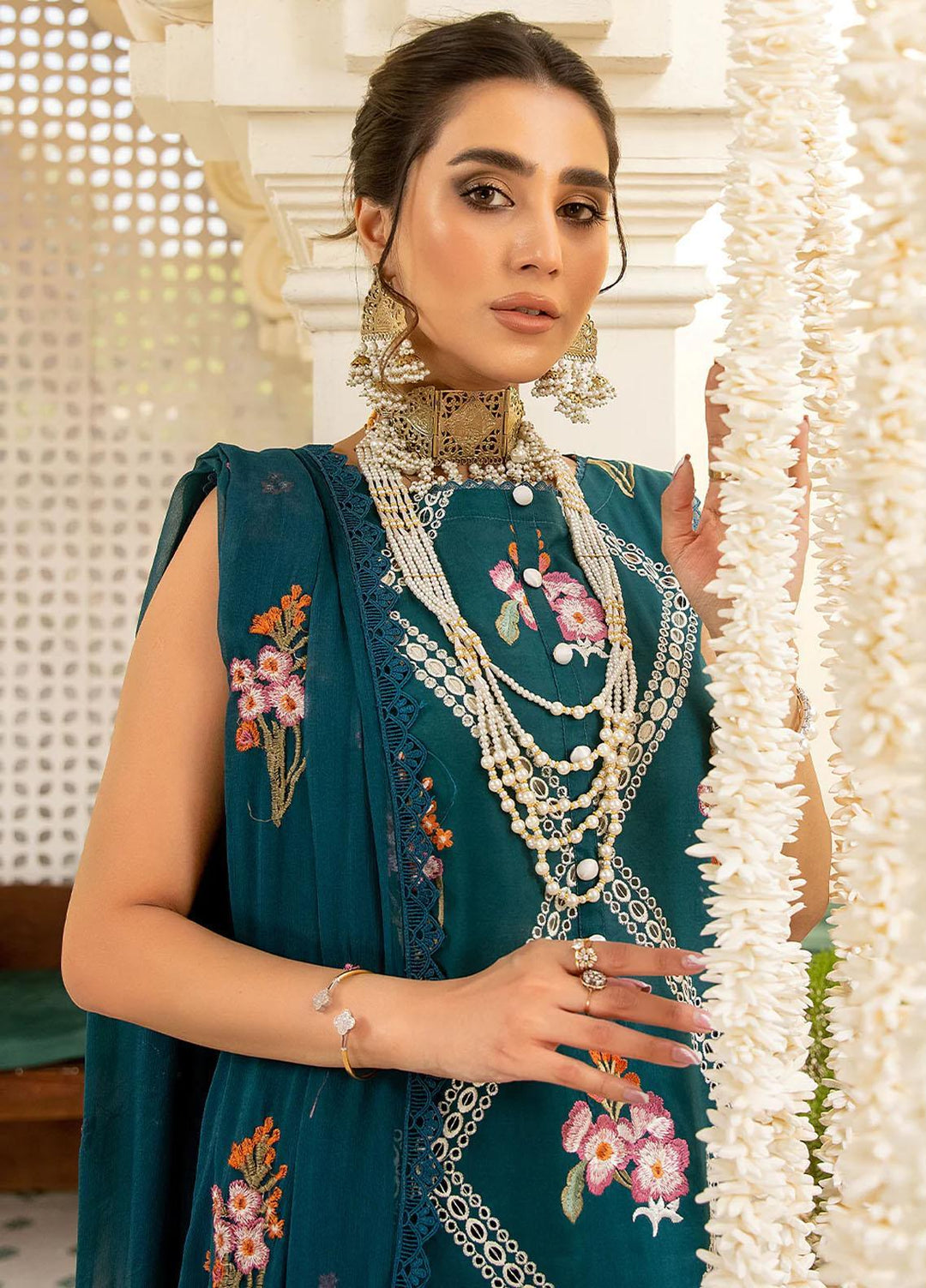 Mehr-E-Mah By Mahnur Embroidered Lawn Suits Unstitched 3 Piece MN23MM D-07 - Summer Collection