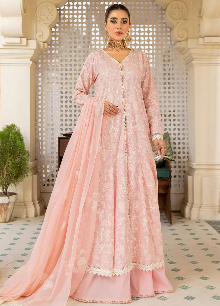 Mehr-E-Mah By Mahnur Embroidered Lawn Suits Unstitched 3 Piece MN23MM D-08 - Summer Collection