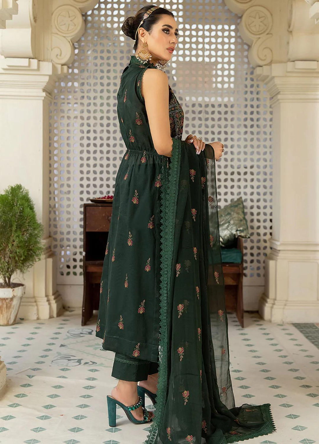 Mehr-E-Mah By Mahnur Embroidered Lawn Suits Unstitched 3 Piece MN23MM D-10 - Summer Collection