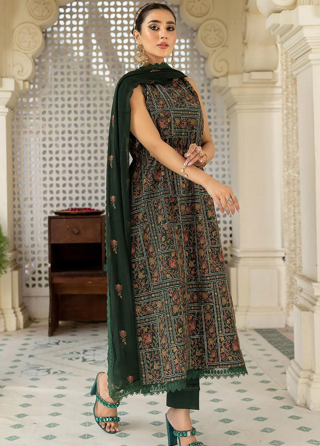 Mehr-E-Mah By Mahnur Embroidered Lawn Suits Unstitched 3 Piece MN23MM D-10 - Summer Collection