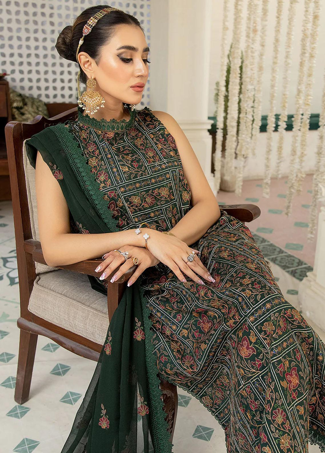 Mehr-E-Mah By Mahnur Embroidered Lawn Suits Unstitched 3 Piece MN23MM D-10 - Summer Collection