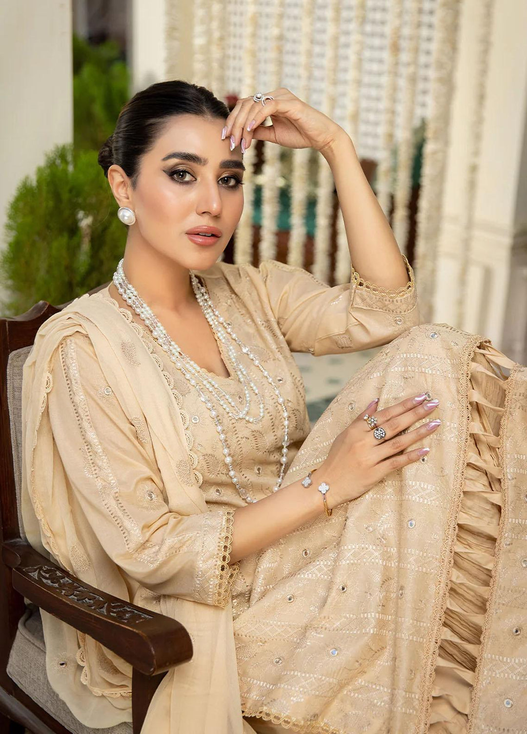 Mehr-E-Mah By Mahnur Embroidered Lawn Suits Unstitched 3 Piece MN23MM D-11 - Summer Collection