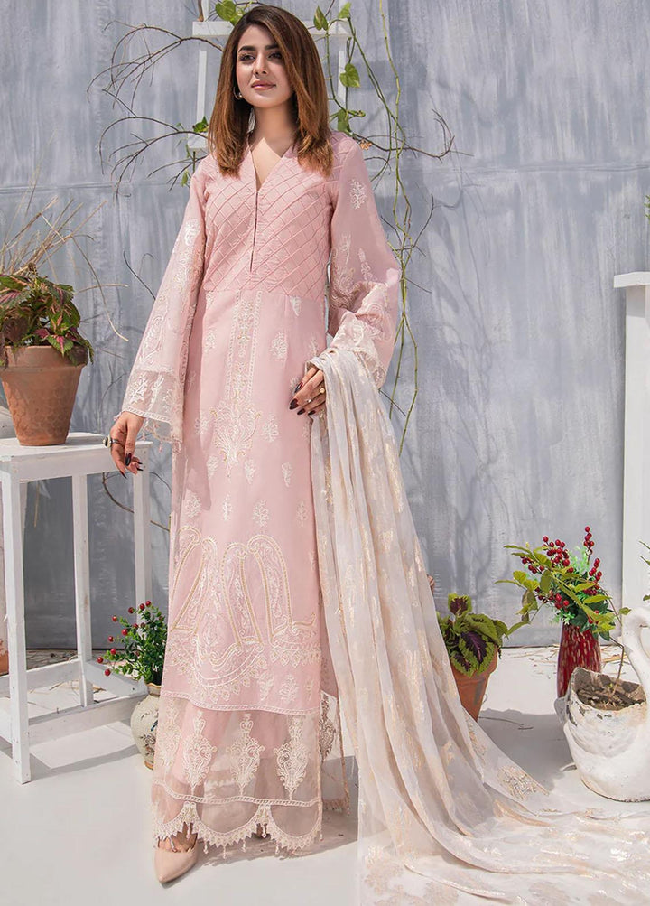 Mehr by Mirha Embroidered Lawn Suits Unstitched 3 Piece MR22M KIRAAN - Festive Collection