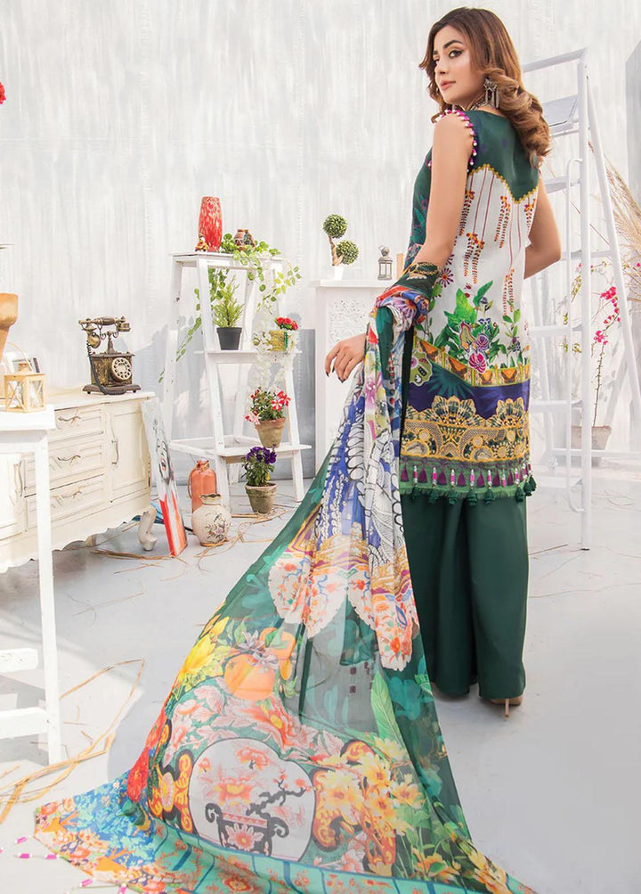 Mehr by Mirha Embroidered Lawn Suits Unstitched 3 Piece MR22M UROOJ - Festive Collection