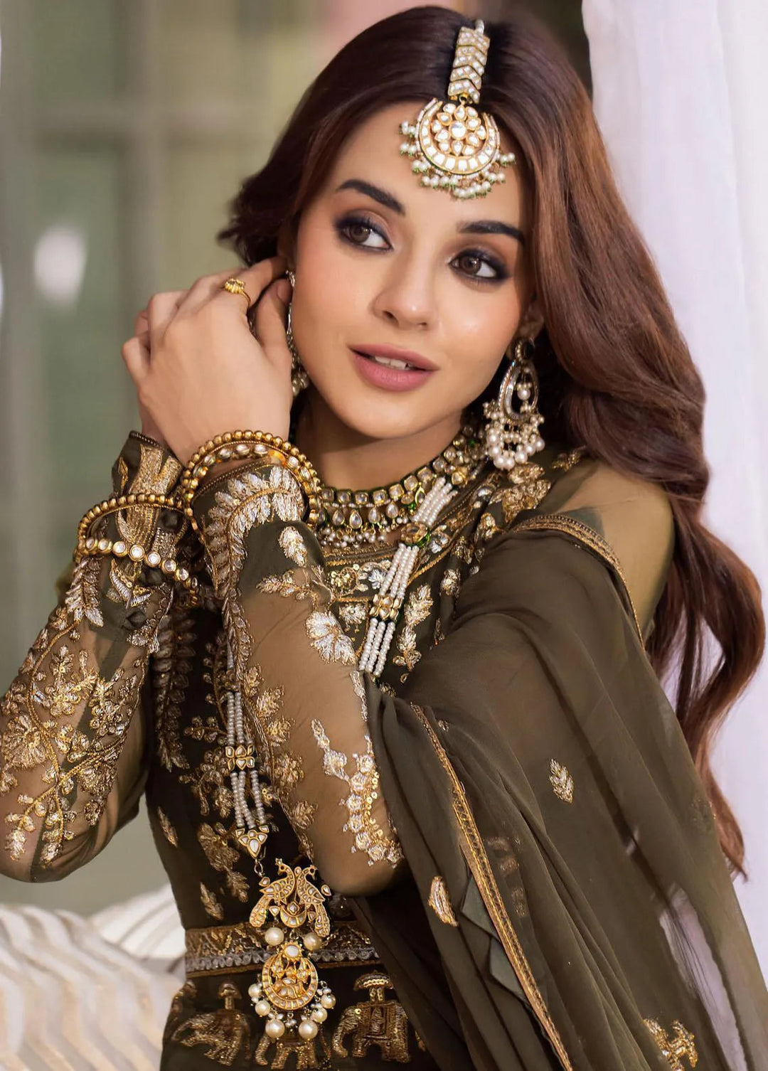 Mehr-o-Maah by Asim Jofa Embroidered Unstitched Suit 3 Piece AJ23MM AJM-03 - Luxury Festive Collection