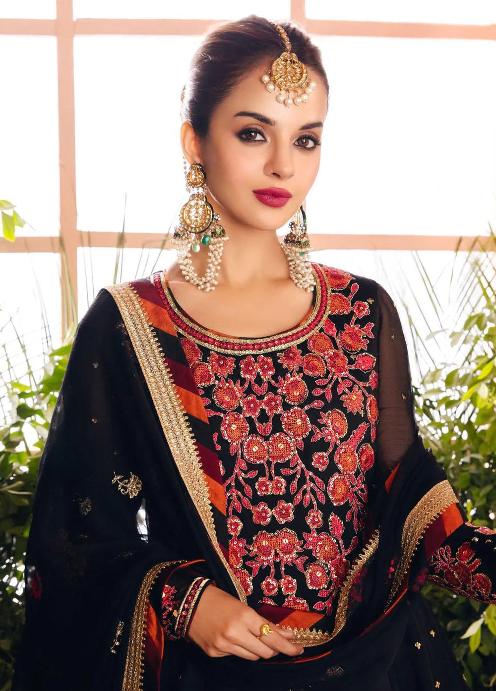 Mehr-o-Maah by Asim Jofa Embroidered Unstitched Suit 3 Piece AJ23MM AJM-13 - Luxury Festive Collection