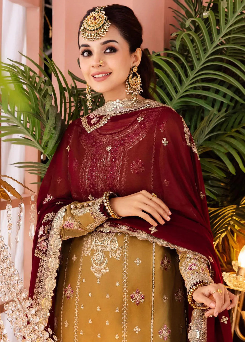 Mehr-o-Maah by Asim Jofa Embroidered Unstitched Suit 3 Piece AJ23MM AJM-15 - Luxury Festive Collection