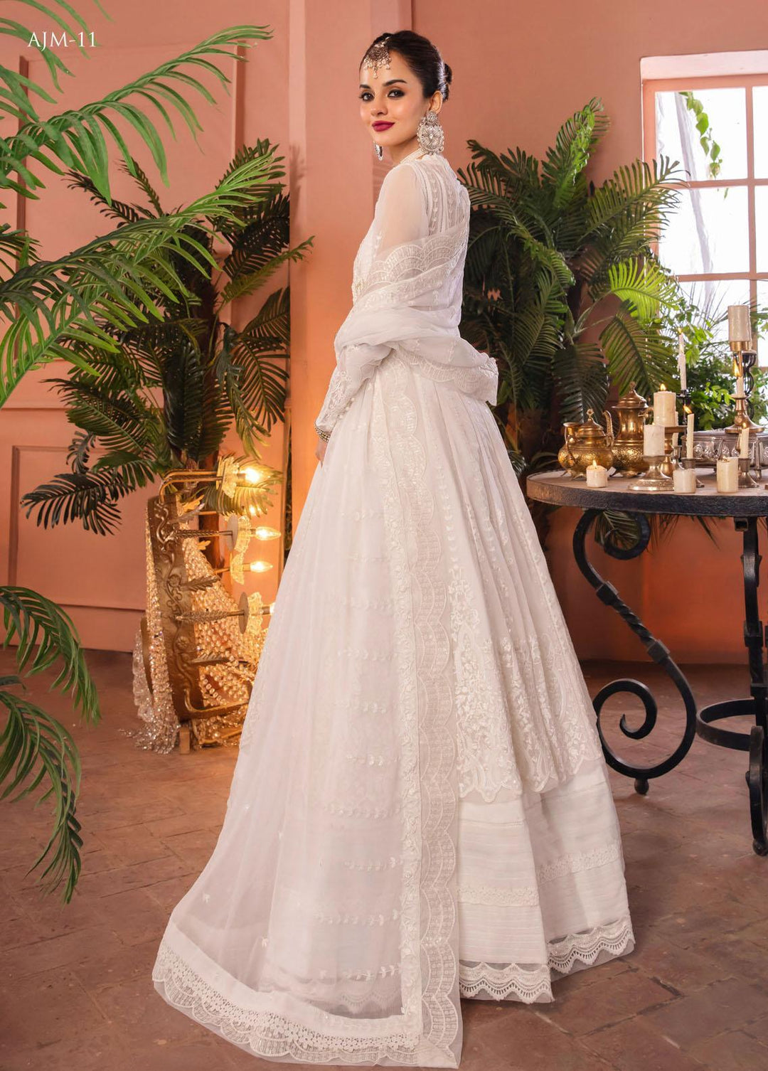 Mehr-o-Maah by Asim Jofa Embroidered Suits Unstitched 3 Piece AJ23MM AJM-11 - Luxury Festive Collection