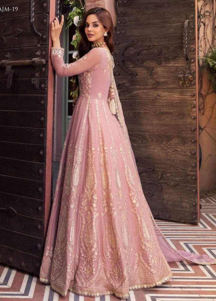 Mehr-o-Maah by Asim Jofa Embroidered Suits Unstitched 3 Piece AJ23MM AJM-19 - Luxury Festive Collection