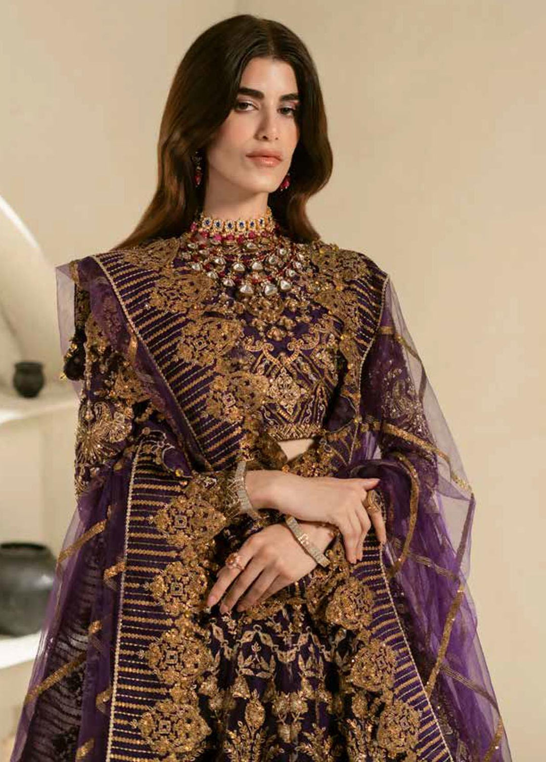 Mehr O Maah By Maryum N Maria Embroidered Organza Suits Unstitched 3 Piece MNM24MM MW23-538 Nour - Luxury Collection
