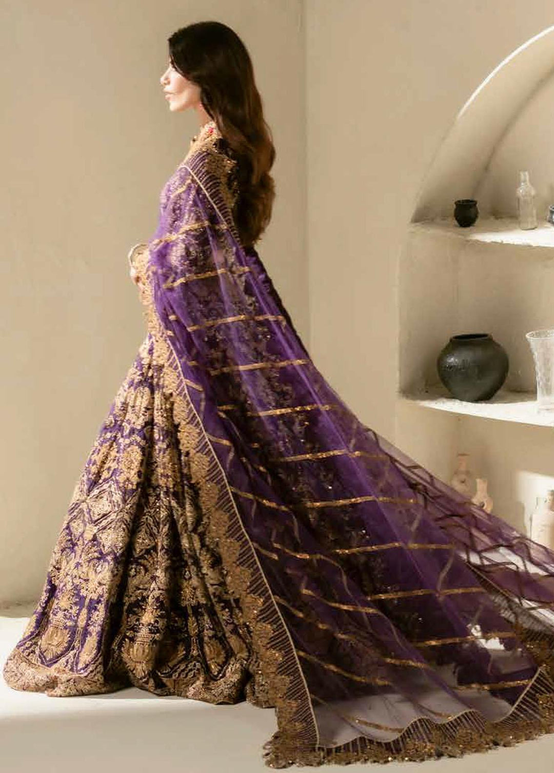 Mehr O Maah By Maryum N Maria Embroidered Organza Suits Unstitched 3 Piece MNM24MM MW23-538 Nour - Luxury Collection