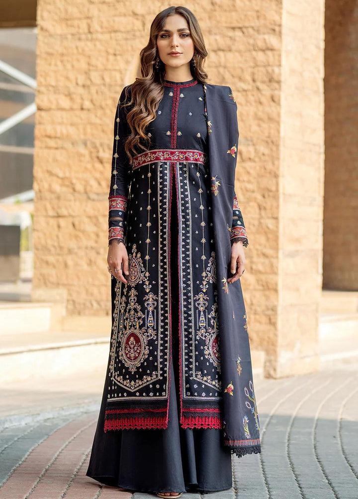 Mehr O Mah By Bin Ilyas Embroidered Lawn Suits Unstitched 3 Piece BI23MM 1812-A - Summer Collection