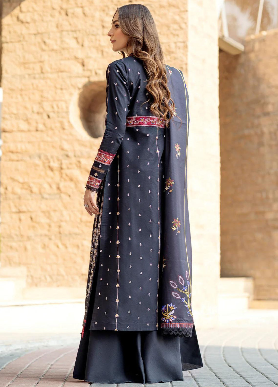 Mehr O Mah By Bin Ilyas Embroidered Lawn Suits Unstitched 3 Piece BI23MM 1812-A - Summer Collection