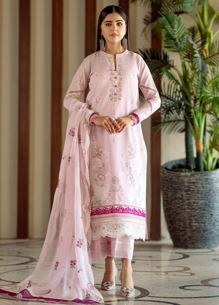 Mehr O Mah By Bin Ilyas Embroidered Lawn Suits Unstitched 3 Piece BI23MM 1813-A - Summer Collection