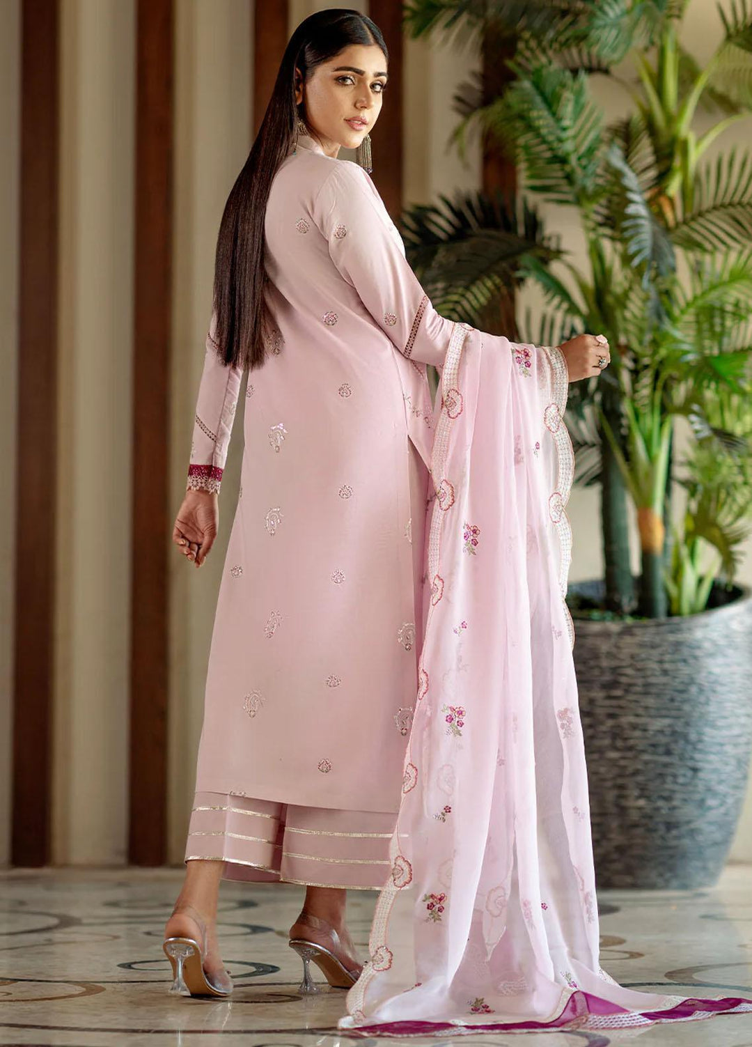 Mehr O Mah By Bin Ilyas Embroidered Lawn Suits Unstitched 3 Piece BI23MM 1813-A - Summer Collection