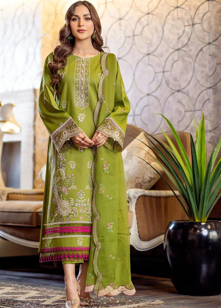 Mehr O Mah By Bin Ilyas Embroidered Lawn Suits Unstitched 3 Piece BI23MM 1813-B - Summer Collection