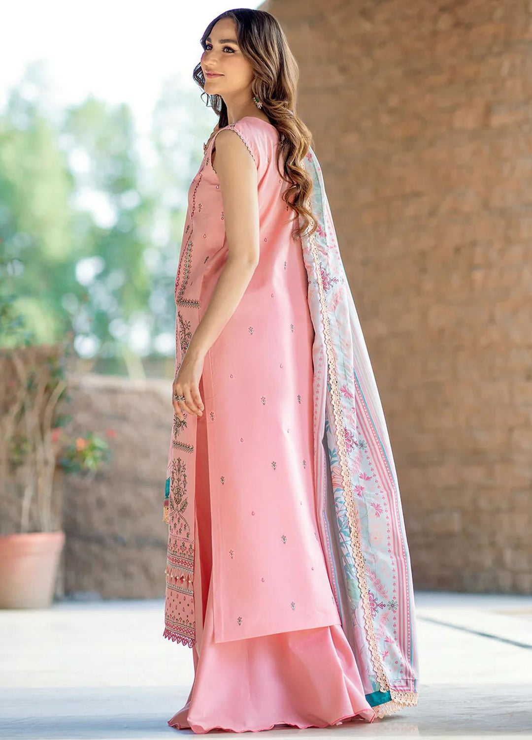 Mehr O Mah By Bin Ilyas Embroidered Lawn Suits Unstitched 3 Piece BI23MM 1814-B - Summer Collection