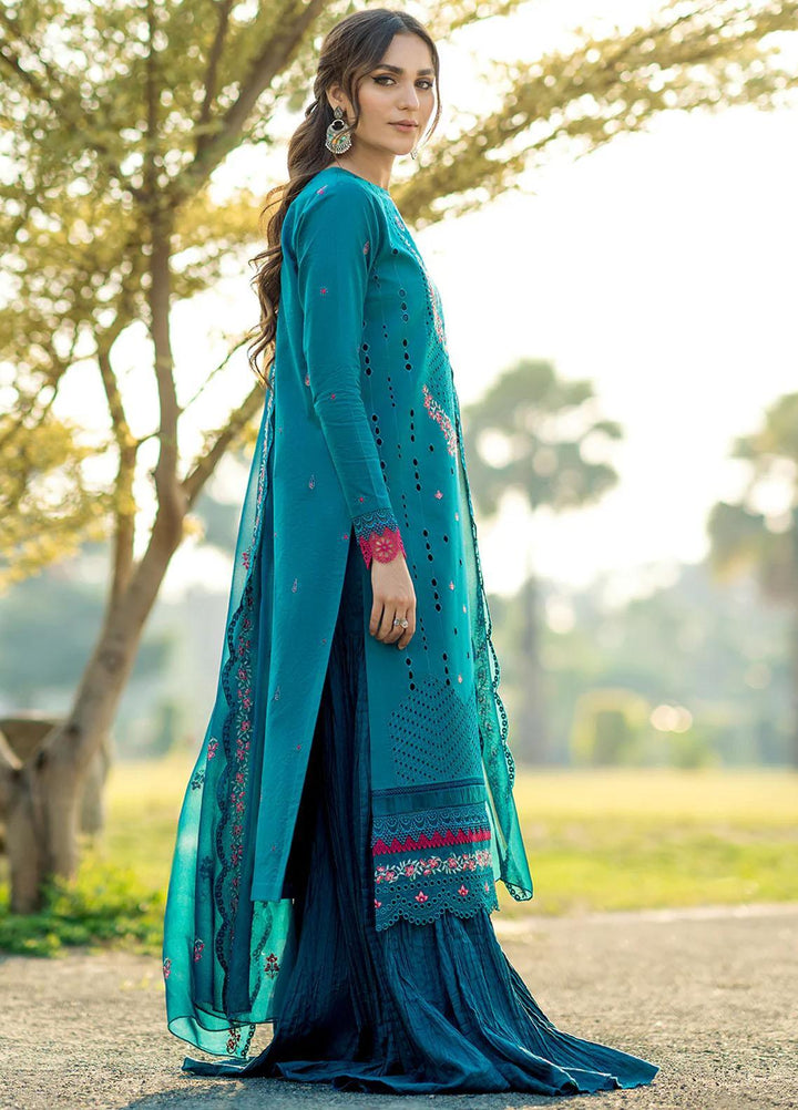 Mehr O Mah By Bin Ilyas Embroidered Lawn Suits Unstitched 3 Piece BI23MM 1815-B - Summer Collection