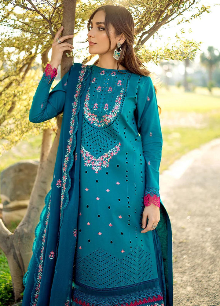 Mehr O Mah By Bin Ilyas Embroidered Lawn Suits Unstitched 3 Piece BI23MM 1815-B - Summer Collection