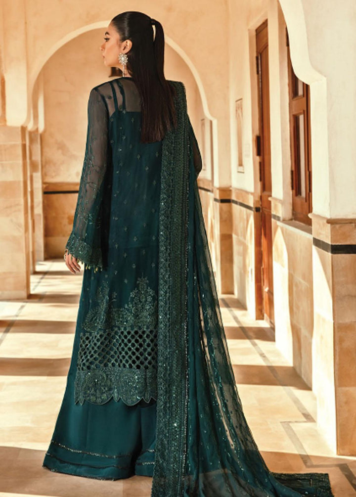Mehr-un-Nissa By Florent Embroidered Chiffon Suits Unstitched 4 Piece FL23MN FL-1 - Wedding Collection