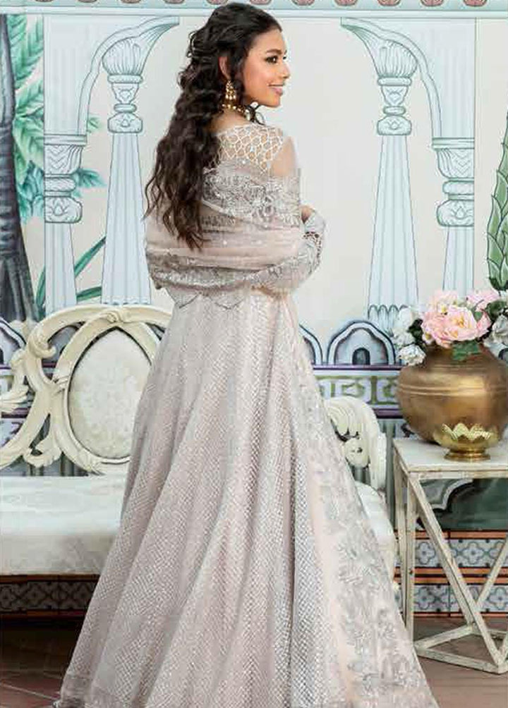 Mehram By Serene Embroidered Net Suits Unstitched 3 Piece SP23M SB-10 Fakhta - Premium Collection
