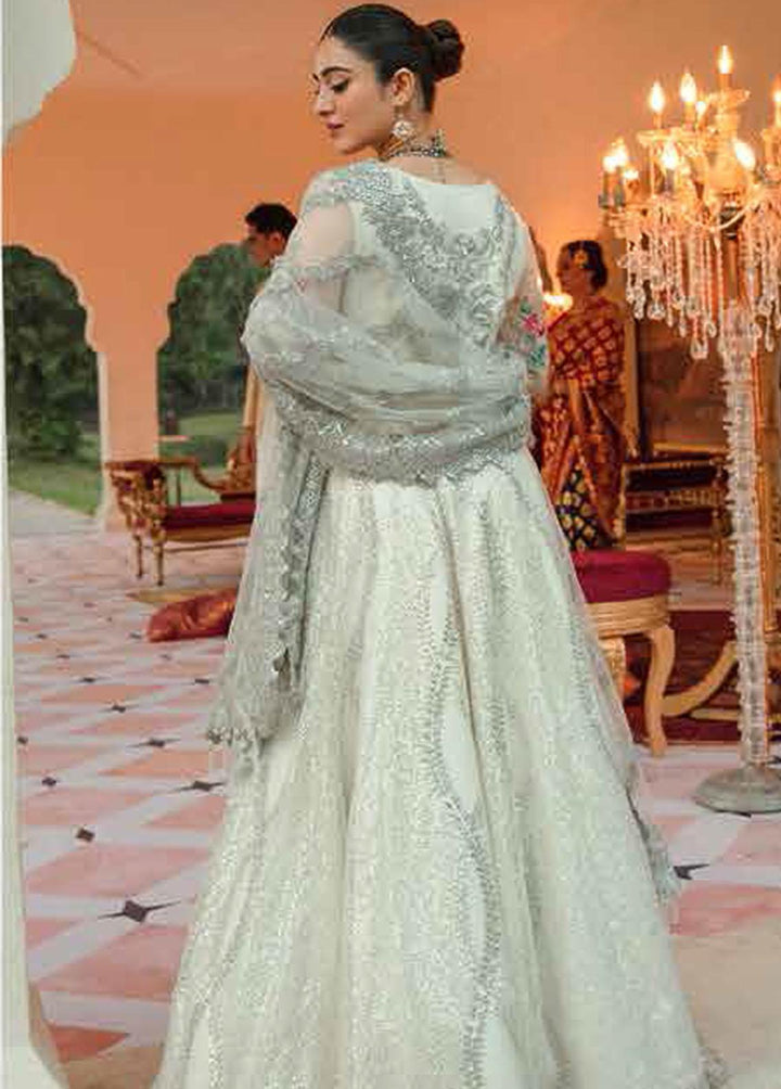 Mehram By Serene Embroidered Net Suits Unstitched 3 Piece SP23M SB-13 Mehram - Premium Collection