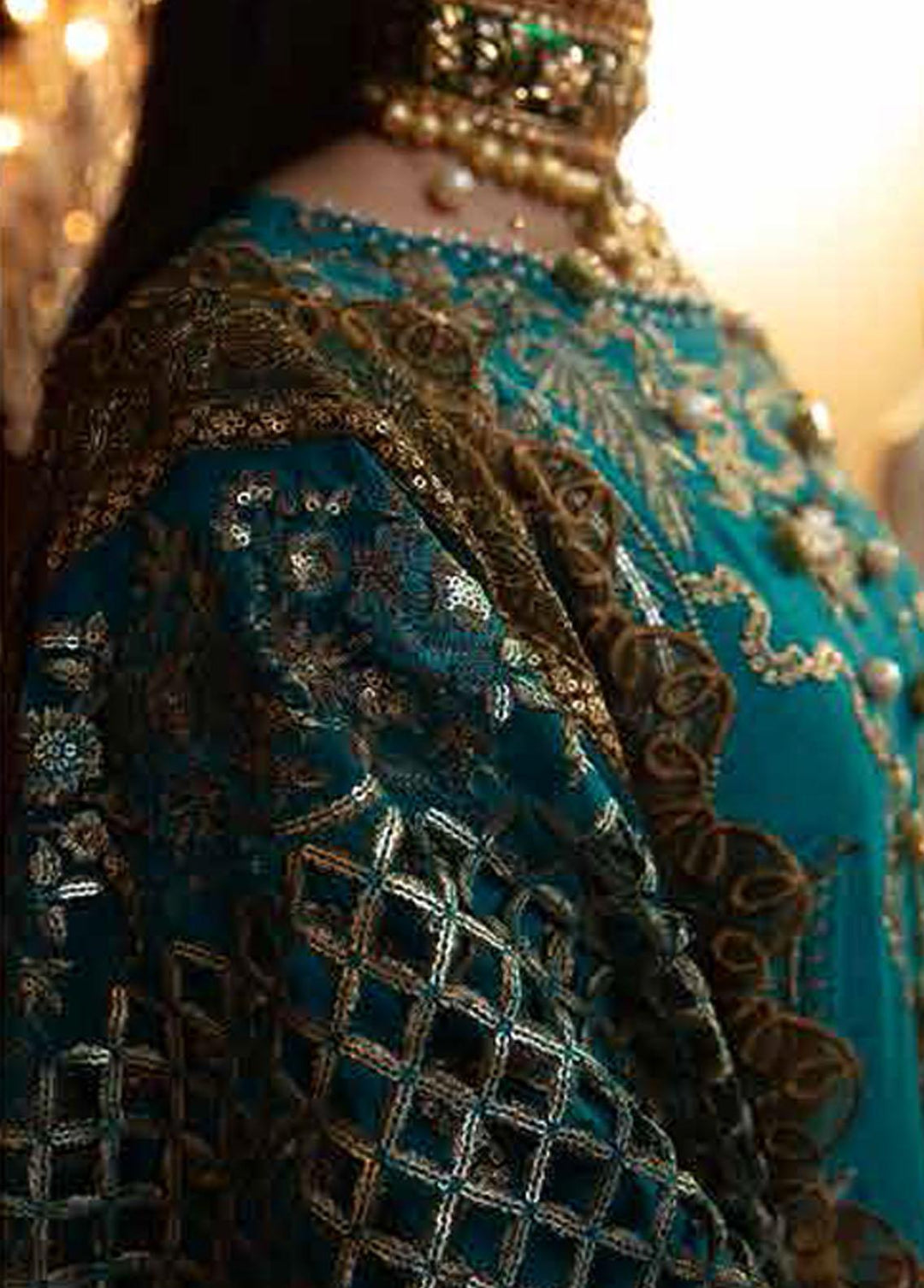 Mehram By Serene Embroidered Silk Suits Unstitched 3 Piece SP23M SB-14 Najat - Premium Collection