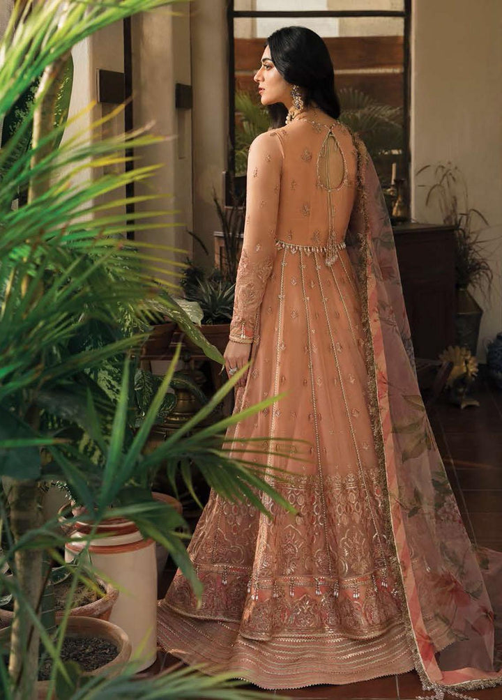 Mehrbano By Ayzel Embroidered Chiffon Suits Unstitched 3 Piece AAF23M AZ-V3-03 Elena - Luxury Collection