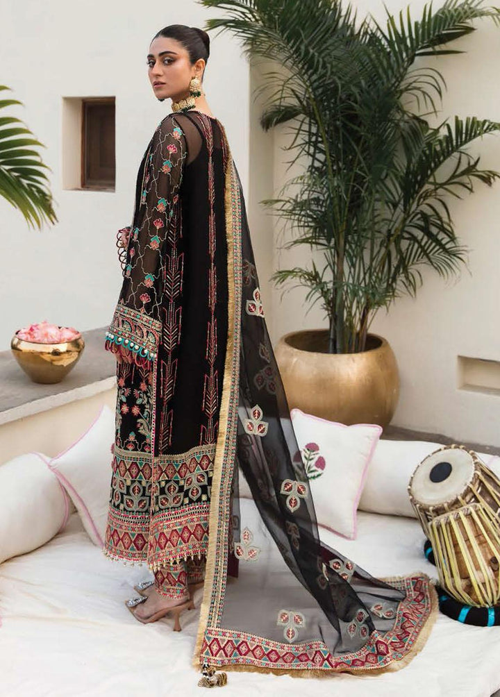 Mehrbano By Ayzel Embroidered Chiffon Suits Unstitched 3 Piece AAF23M AZ-V3-05 Kaloni - Luxury Collection