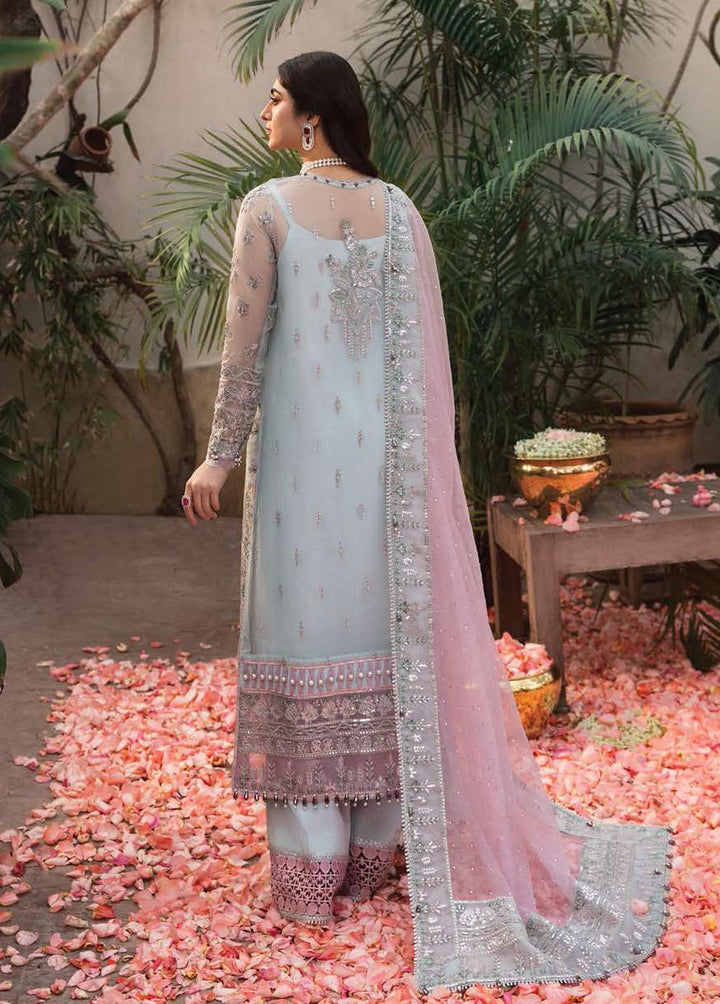 Mehrbano By Ayzel Embroidered Chiffon Suits Unstitched 3 Piece AAF23M AZ-V3-07 Ariana - Luxury Collection