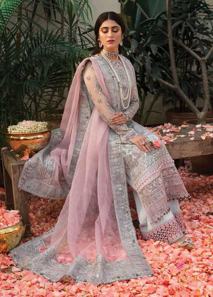 Mehrbano By Ayzel Embroidered Chiffon Suits Unstitched 3 Piece AAF23M AZ-V3-07 Ariana - Luxury Collection