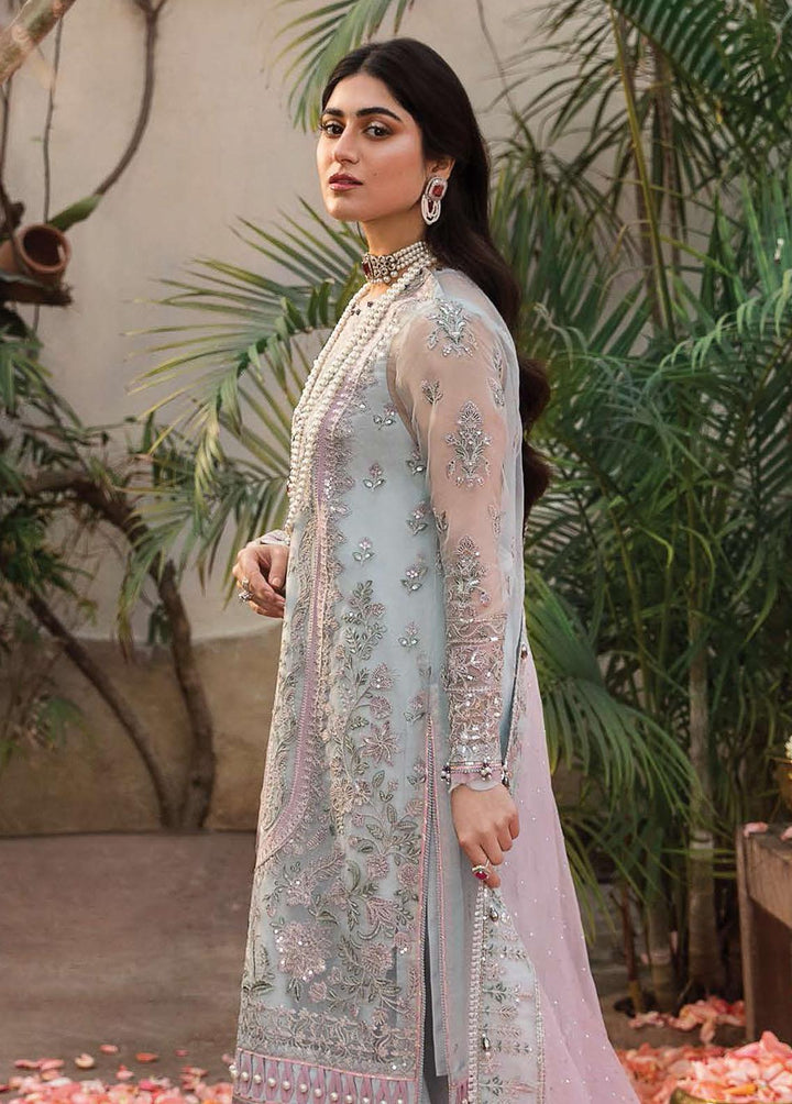 Mehrbano By Ayzel Embroidered Chiffon Suits Unstitched 3 Piece AAF23M AZ-V3-07 Ariana - Luxury Collection