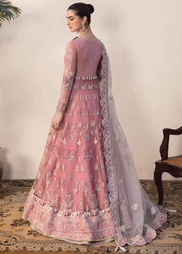 Mehrbano By Ayzel Embroidered Chiffon Suits Unstitched 3 Piece AAF23M AZ-V3-08 Rosabella - Luxury Collection