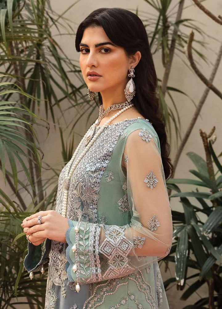 Mehrbano By Ayzel Embroidered Chiffon Suits Unstitched 3 Piece AAF23M AZ-V3-09 Celin - Luxury Collection