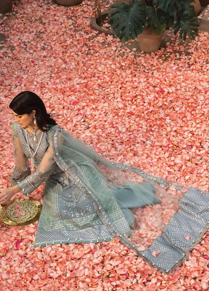 Mehrbano By Ayzel Embroidered Chiffon Suits Unstitched 3 Piece AAF23M AZ-V3-09 Celin - Luxury Collection