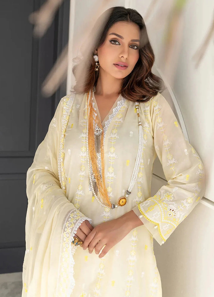 Mehro Maah By Addee Embroidered Lawn Suit Unstitched 3 Piece AD24M USA-1058 - Summer Collection