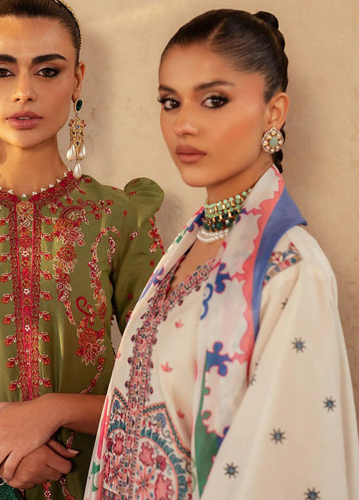 Mehroze by Bin Ilyas Embroidered Lawn Suit Unstitched 3 Piece BI25MS 92 A - Summer Collection