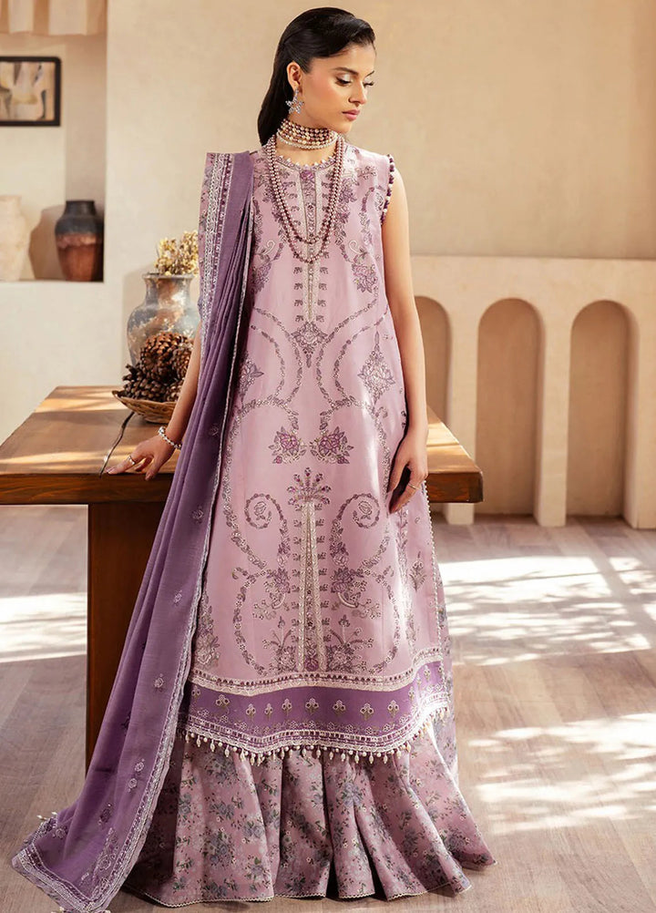 Mehroze by Bin Ilyas Embroidered Lawn Suit Unstitched 3 Piece BI25MS 93 A - Summer Collection