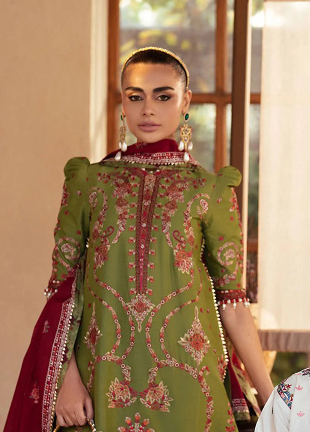 Mehroze by Bin Ilyas Embroidered Lawn Suit Unstitched 3 Piece BI25MS 93 B - Summer Collection