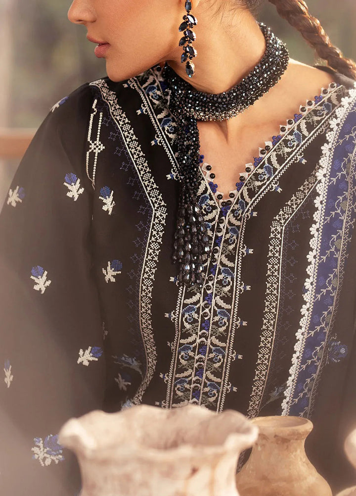 Mehroze by Bin Ilyas Embroidered Lawn Suit Unstitched 3 Piece BI25MS 95 B - Summer Collection