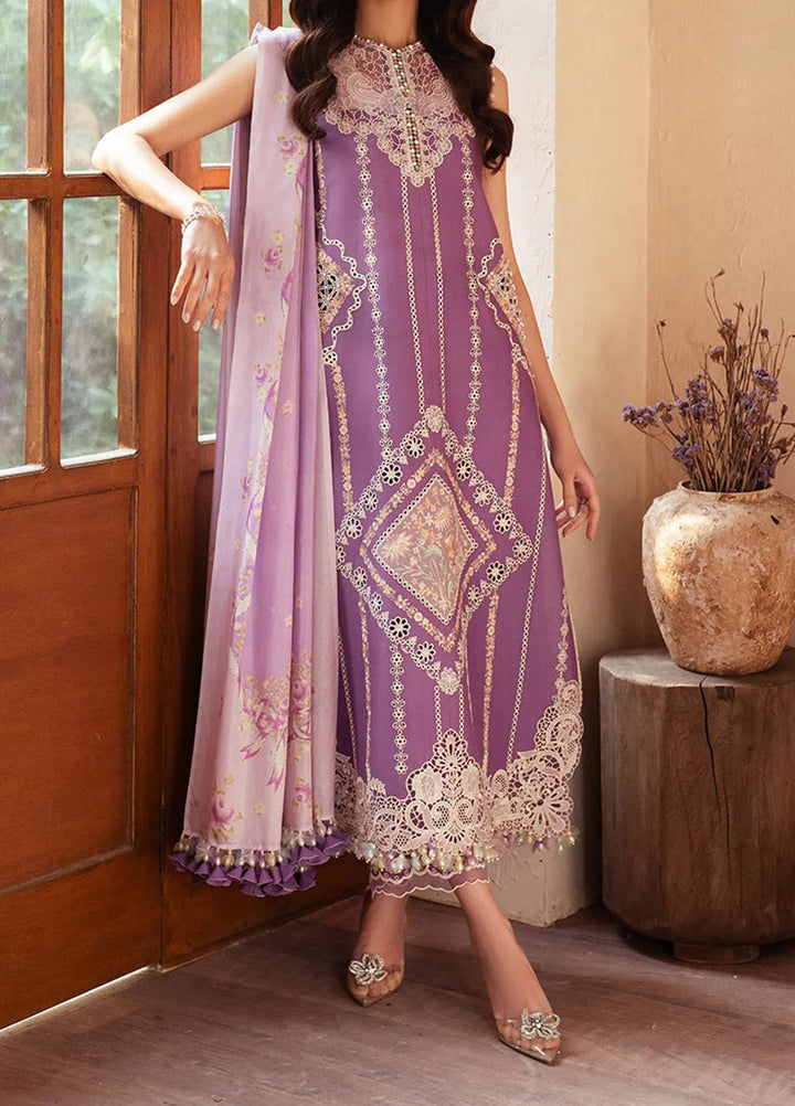 Mehroze by Bin Ilyas Embroidered Lawn Suit Unstitched 3 Piece BI25MS 96 A - Summer Collection