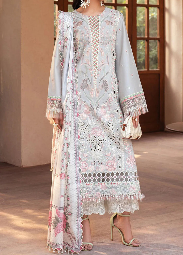 Mehroze by Bin Ilyas Embroidered Lawn Suit Unstitched 3 Piece BI25MS 97 A - Summer Collection