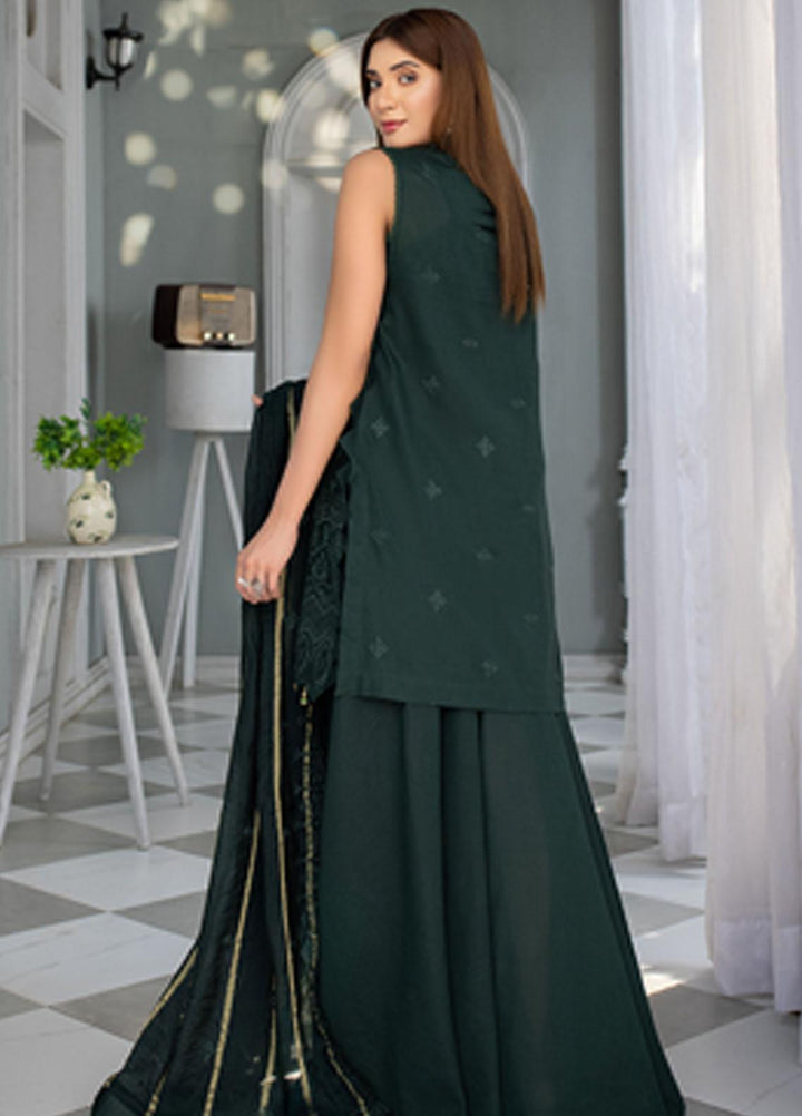 Mehru By Mahnur Embroidered Chikankari Lawn Suits Unstitched 3 Piece MN23MH D-02 - Eid Collection