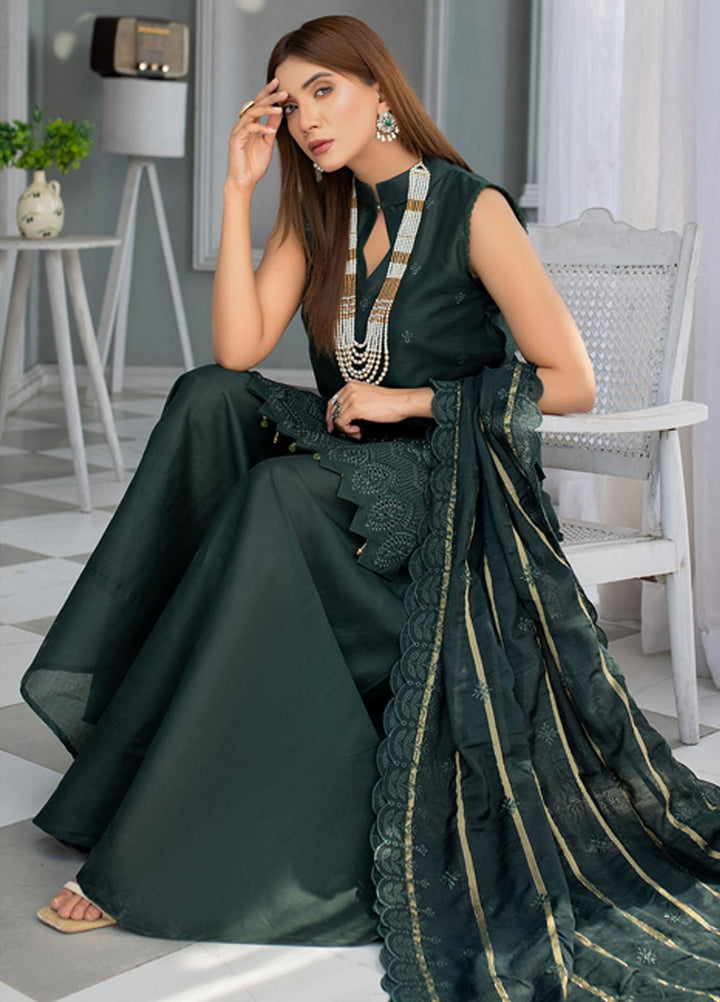 Mehru By Mahnur Embroidered Chikankari Lawn Suits Unstitched 3 Piece MN23MH D-02 - Eid Collection