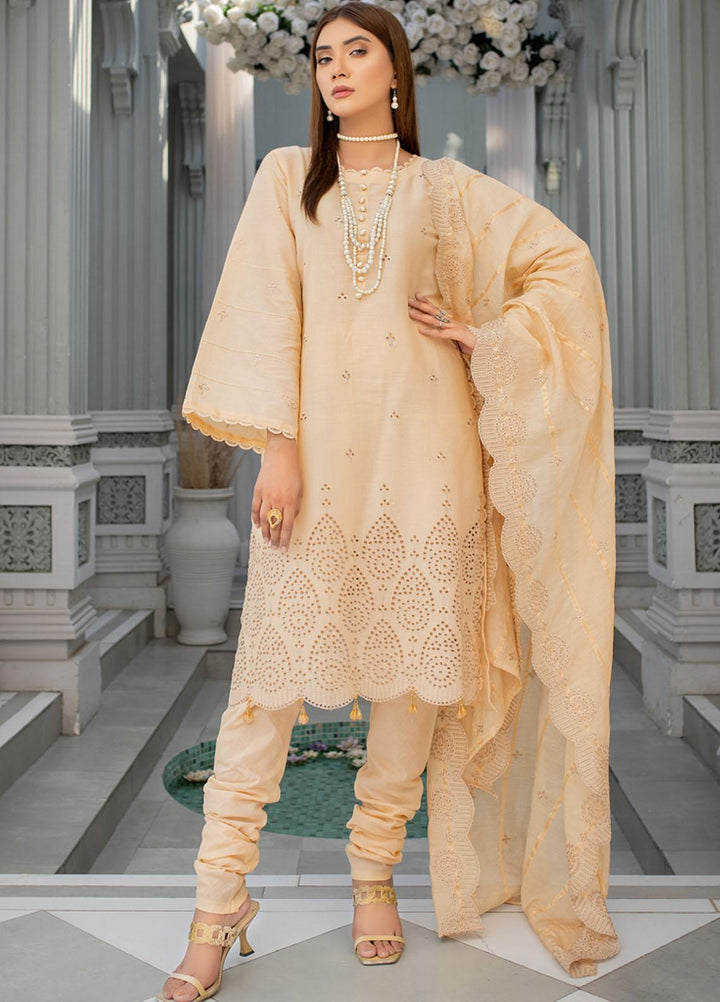 Mehru By Mahnur Embroidered Chikankari Lawn Suits Unstitched 3 Piece MN23MH D-04 - Eid Collection