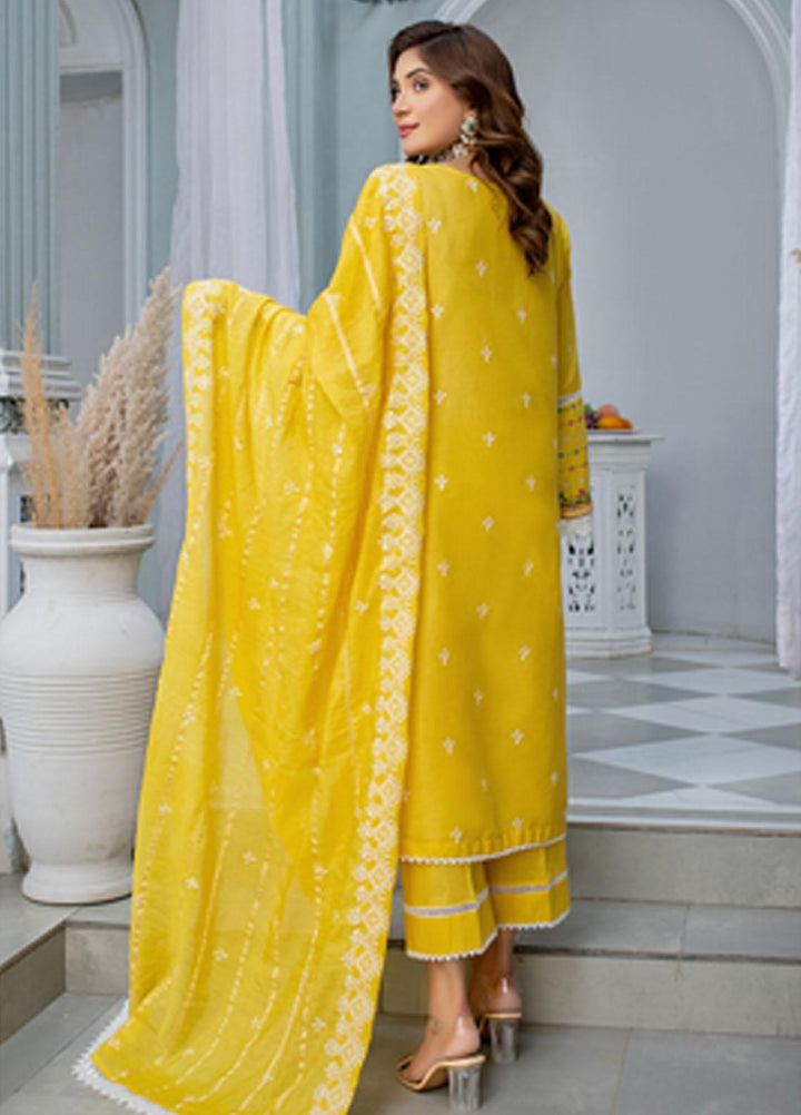 Mehru By Mahnur Embroidered Chikankari Lawn Suits Unstitched 3 Piece MN23MH D-05 - Eid Collection