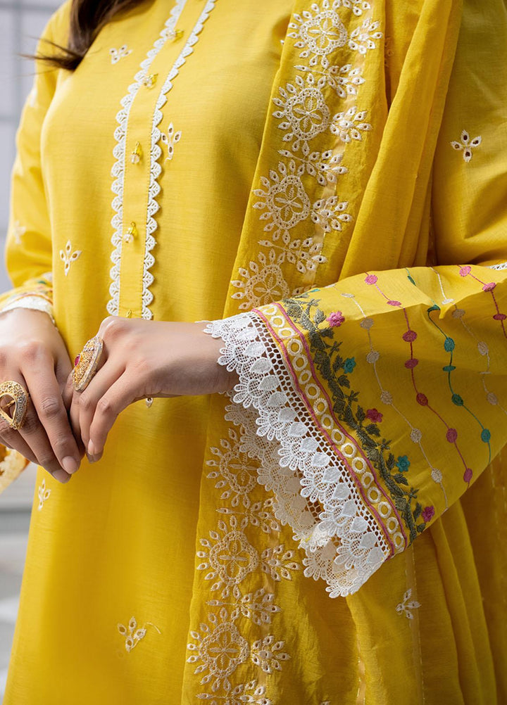 Mehru By Mahnur Embroidered Chikankari Lawn Suits Unstitched 3 Piece MN23MH D-05 - Eid Collection