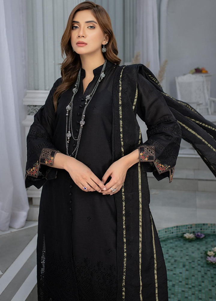 Mehru By Mahnur Embroidered Chikankari Lawn Suits Unstitched 3 Piece MN23MH D-08 - Eid Collection