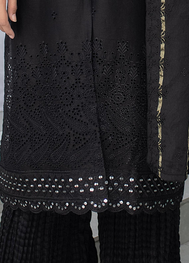 Mehru By Mahnur Embroidered Chikankari Lawn Suits Unstitched 3 Piece MN23MH D-08 - Eid Collection